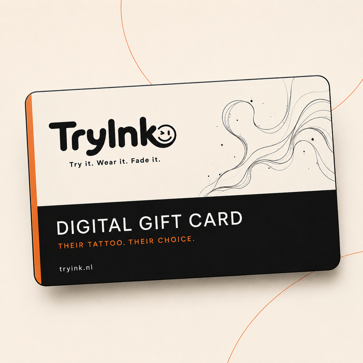 TryInk digital gift card — their tattoo, their choice