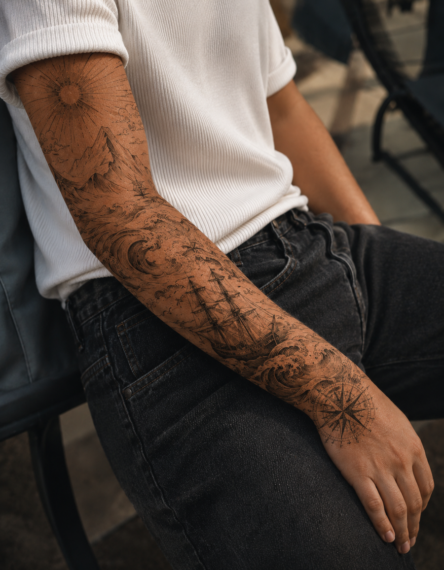 Full-arm impact.