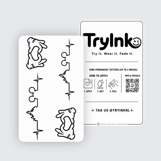 Mickey Line semi-permanent tattoo presentation