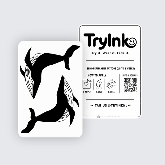 Whale Yang semi-permanent tattoo presentation
